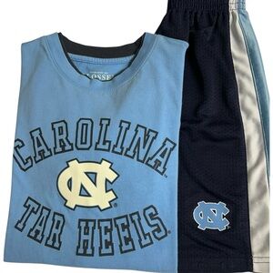 North Carolina Tarheels Long sleeve Shirt + Shorts